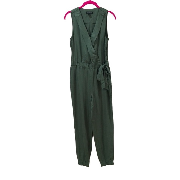 BANANA REPUBLIC jumpsuit Tencel Utility Jogger Army Green - Picture 3 of 10